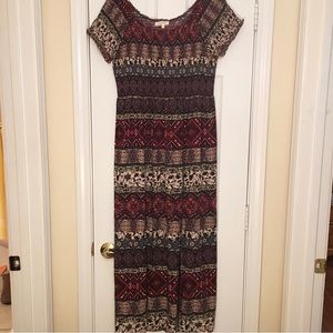 Mystree/Soft Surroundings Dress Macelo Bohemian Maxi Dress Size Large